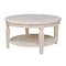 International Concepts Round Vista  Coffee Table  Ready to, 38 W, 38 L, 20.3 in H, Wood, Unfinished OT-15CR - alternate 1
